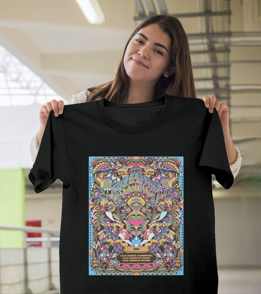 The Disco Biscuits At The Sylvee Madison WI Three Night Event September 26 2026 T-Shirt