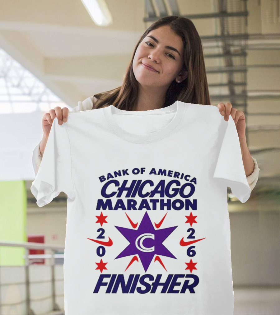Bank Of America Chicago Marathon 2026 Finisher C Star Nike T-Shirt