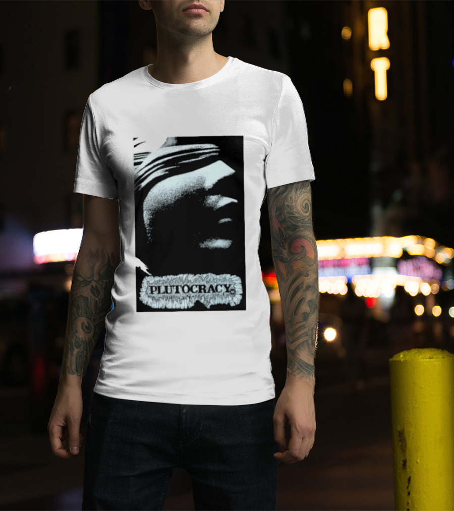 Plutocracy Anarchist Anti Capitalist Political Protest Blindfolded Justice T-Shirt