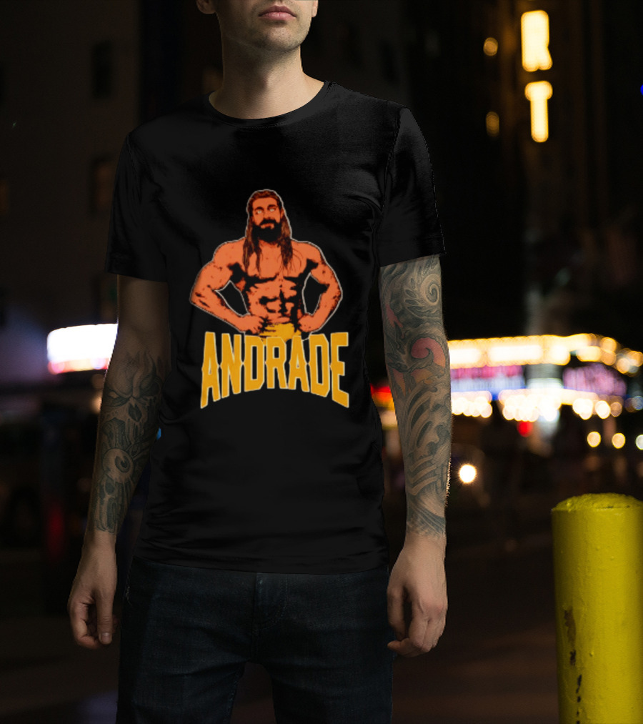 Andrade AEW Wrestling Lucha Libre Iconic Pose T-Shirt