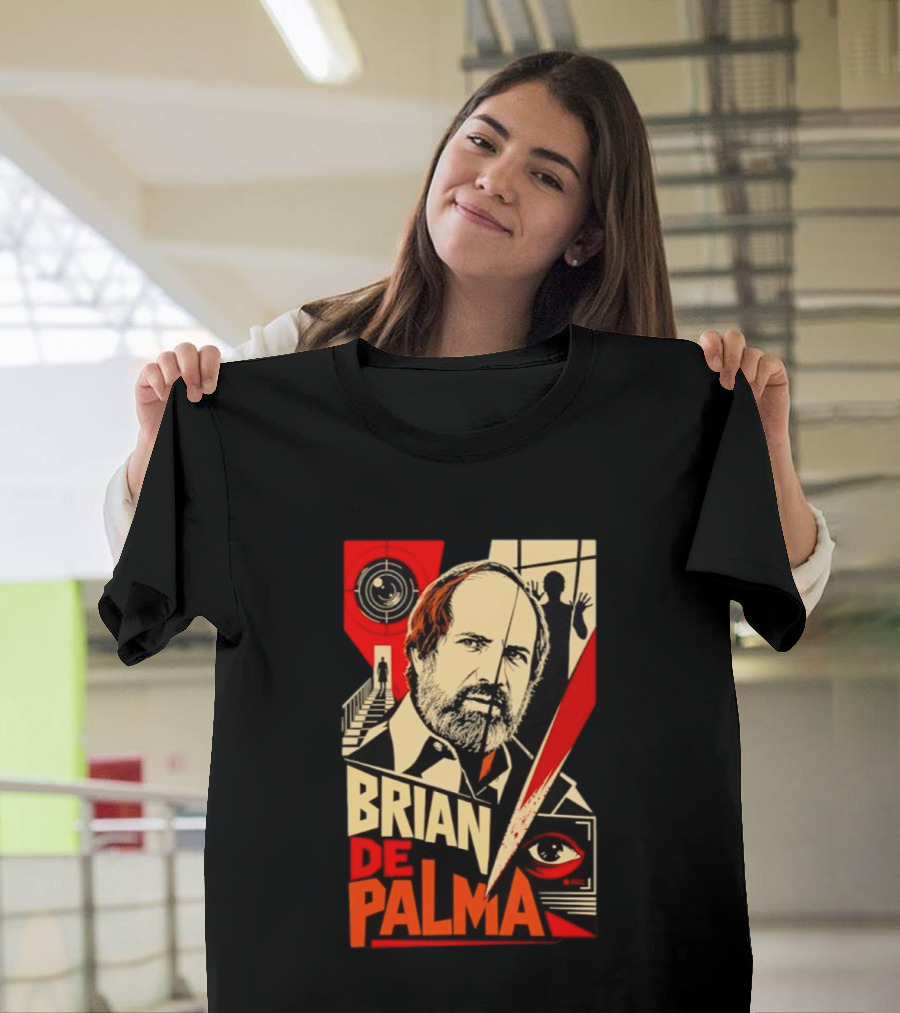 Brian De Palma The Camera Never Tells The Whole Truth Retro Film Noir T-Shirt