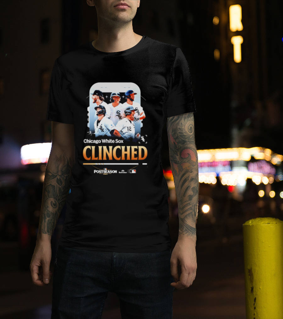 Chicago White Sox Clinched 2026 MLB Postseason Players Celebration T-Shirt