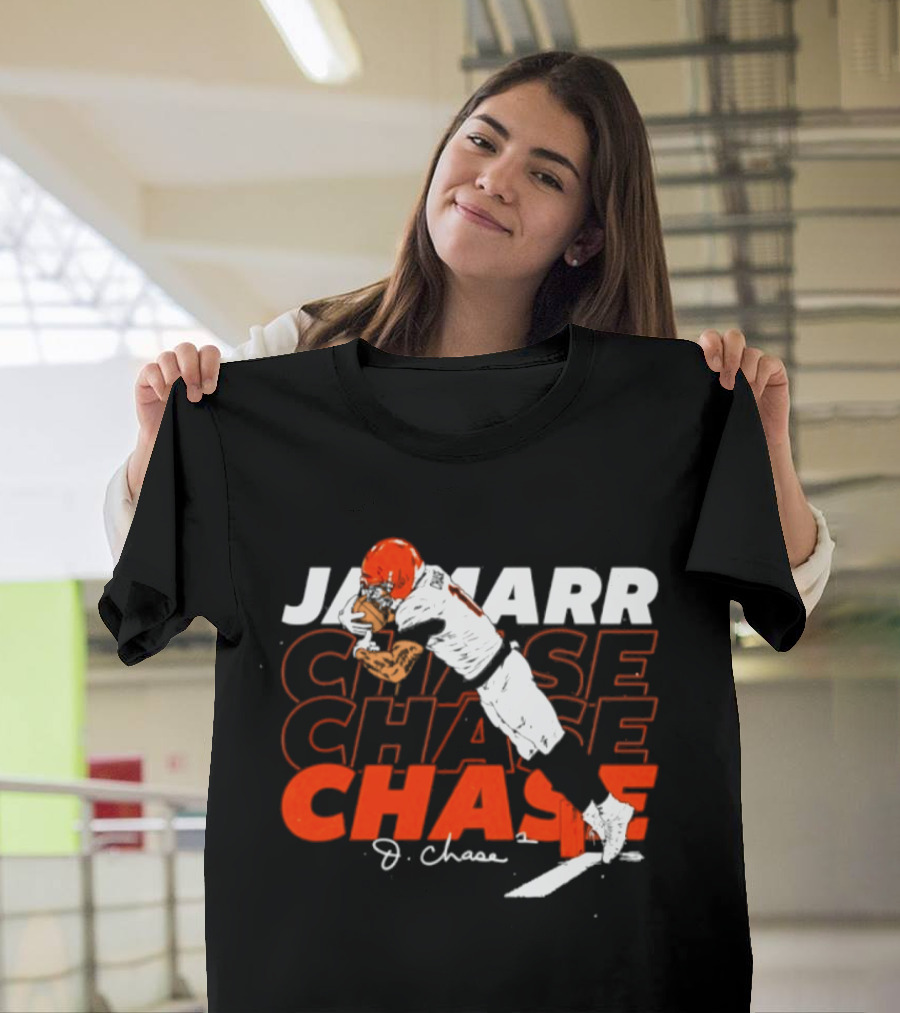 Ja'Marr Chase Cincinnati Bengals Football Player Chase J. Chase T-Shirt