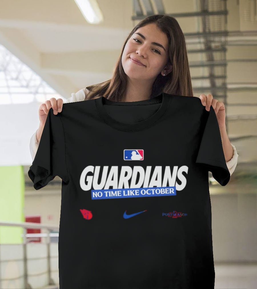 Guardians No Time Like October 2026 MLB Postseason Nike T-Shirt