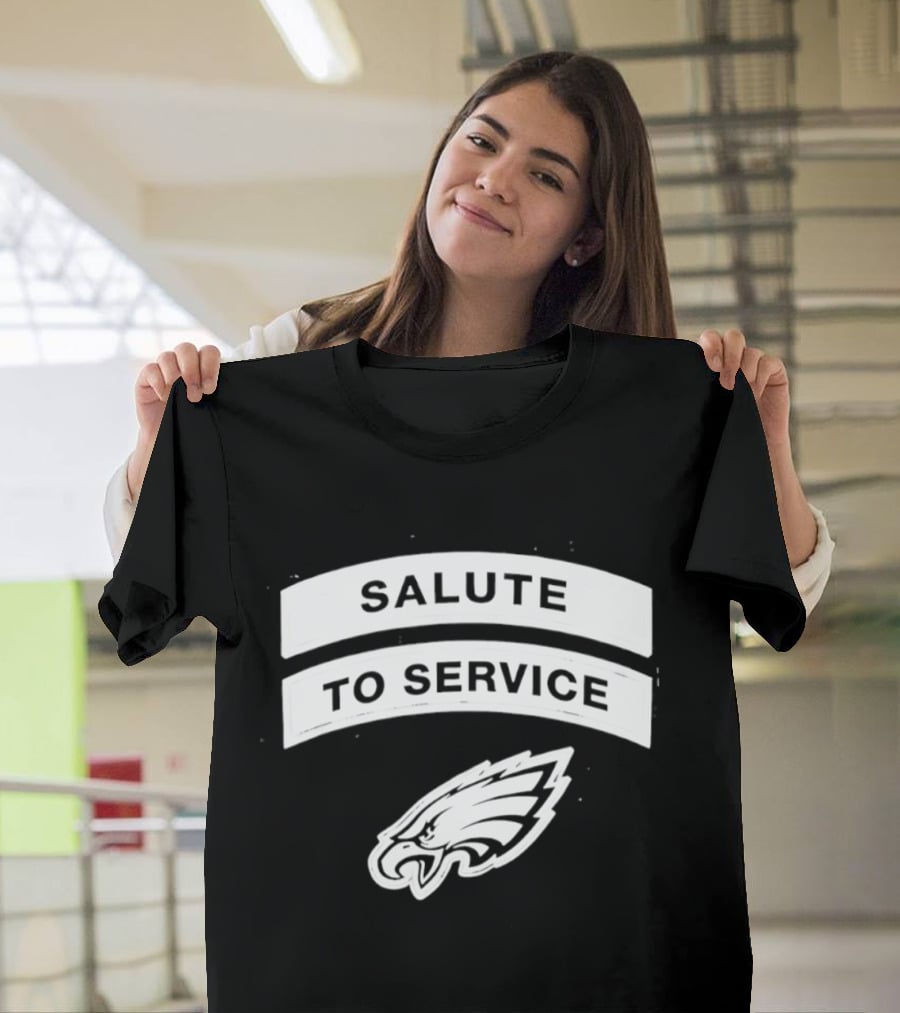 Philadelphia Eagles Salute To Service 2026 T-Shirt