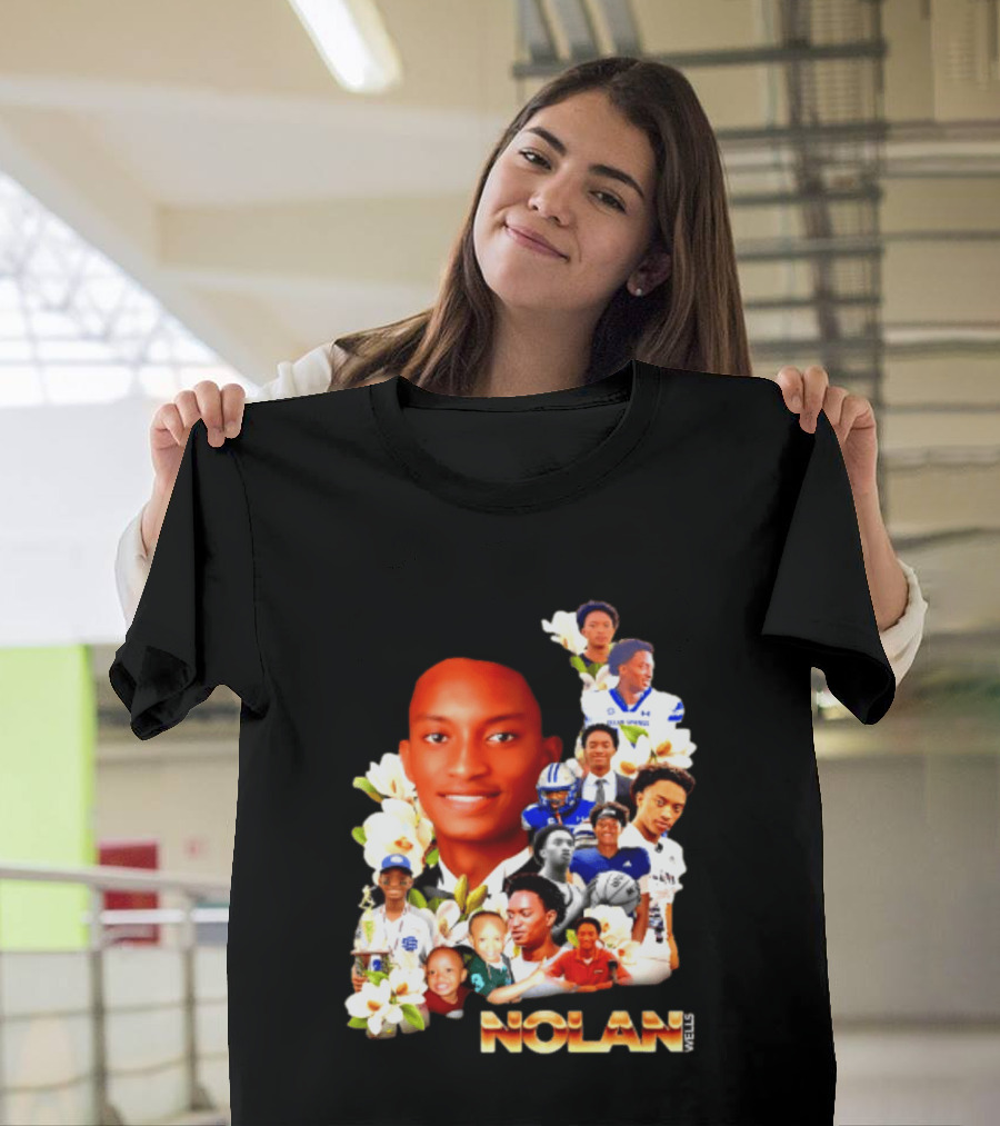 Justice For Nolan Wells 2026 Memorial Collage T-Shirt