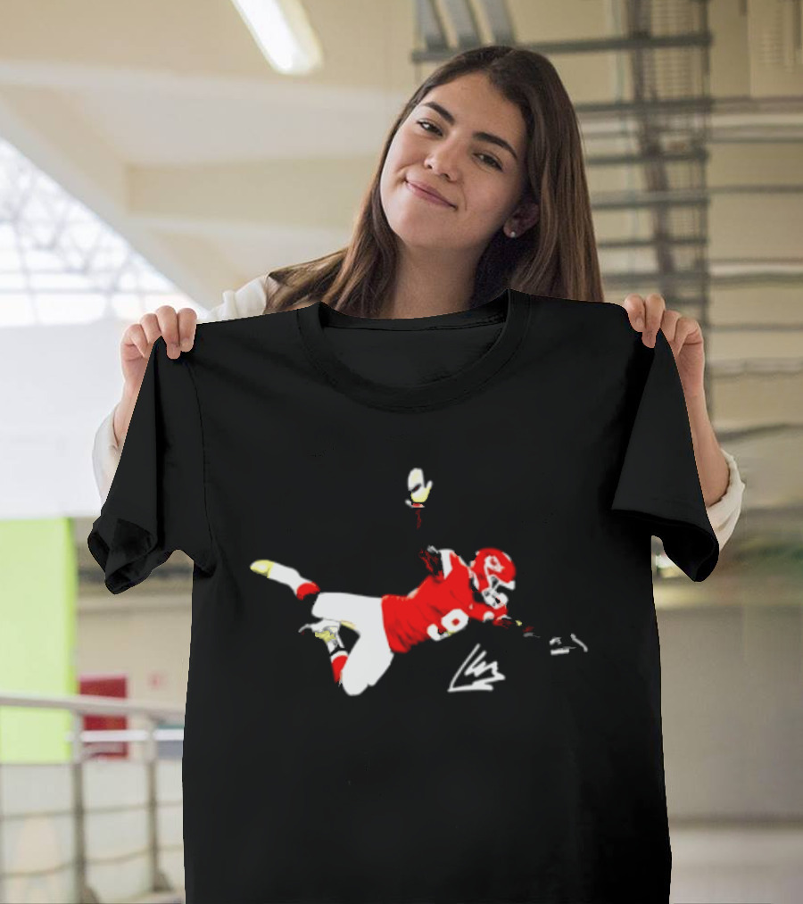 Kenneth Walker III Kansas City Chiefs Action Mid Air T-Shirt