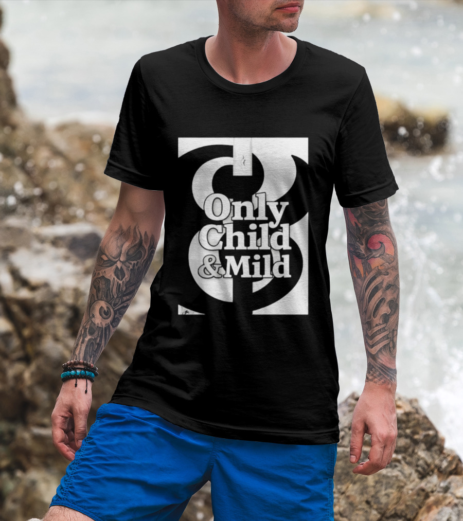 Only Child And Mild Cursive Ampersand T-Shirt