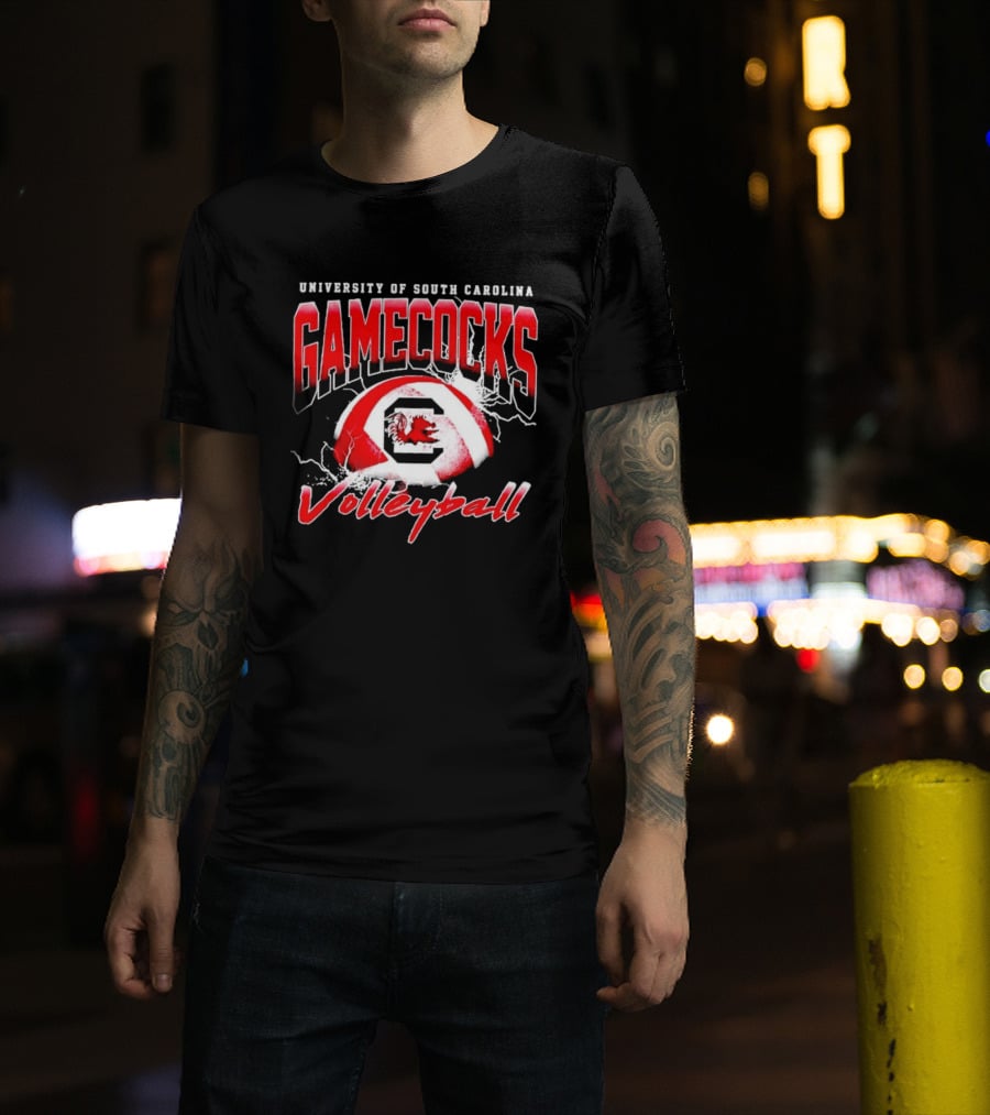 University Of South Carolina Gamecocks Volleyball Team T-Shirt