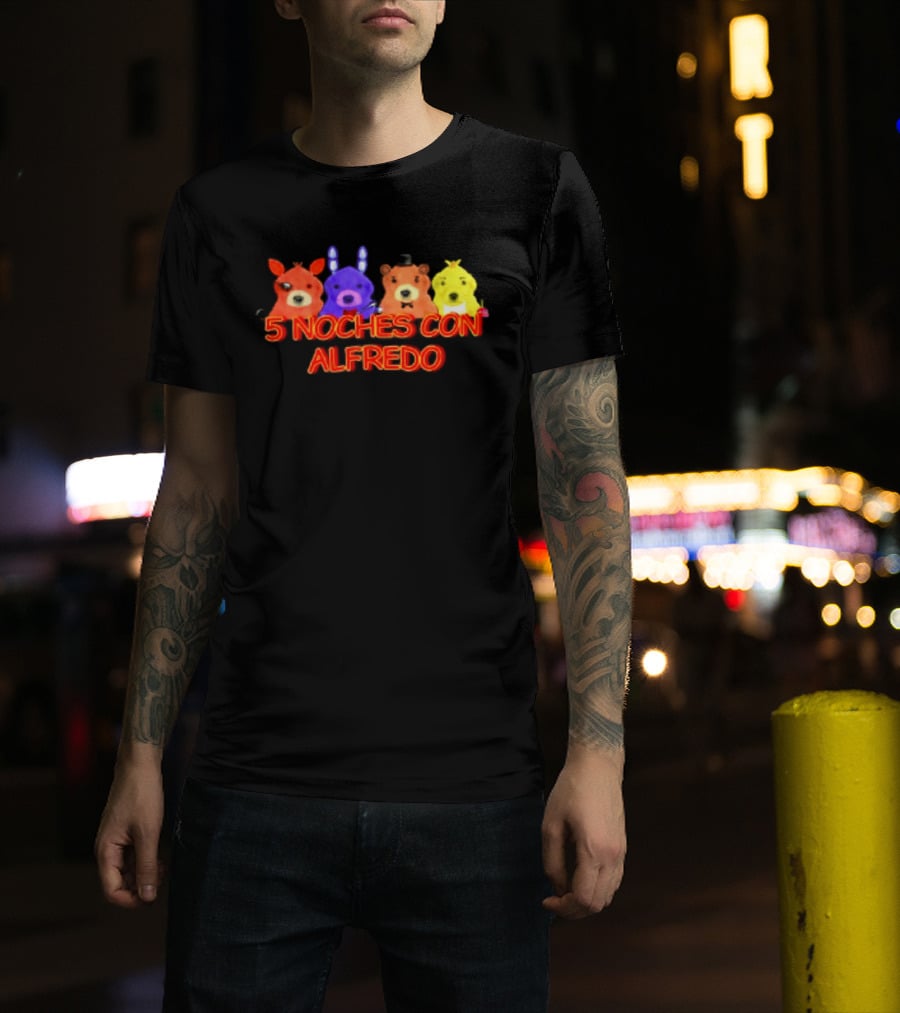 5 Noches Con Alfredo Five Nights At Freddy's Characters T-Shirt