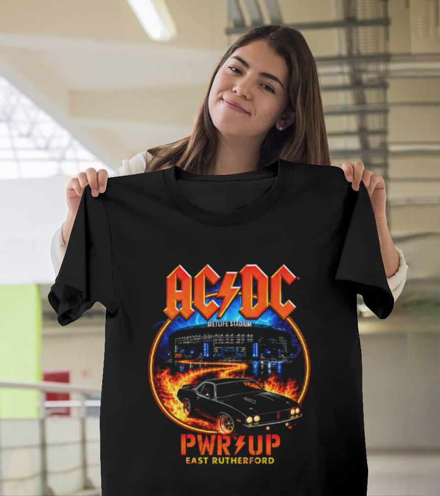ACDC PWR UP Metlife Stadium East Rutherford 2026 Event September 25 T-Shirt
