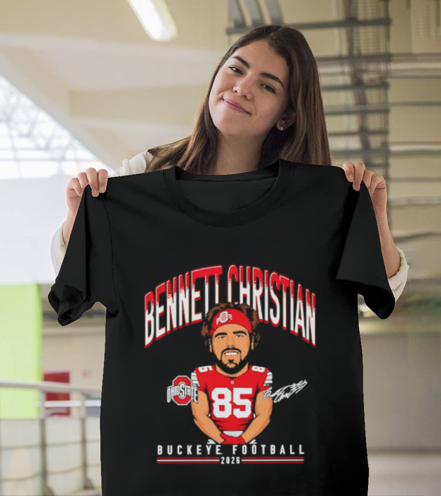Bennett Christian Ohio State Buckeyes Football 2026 Caricature 85 T-Shirt