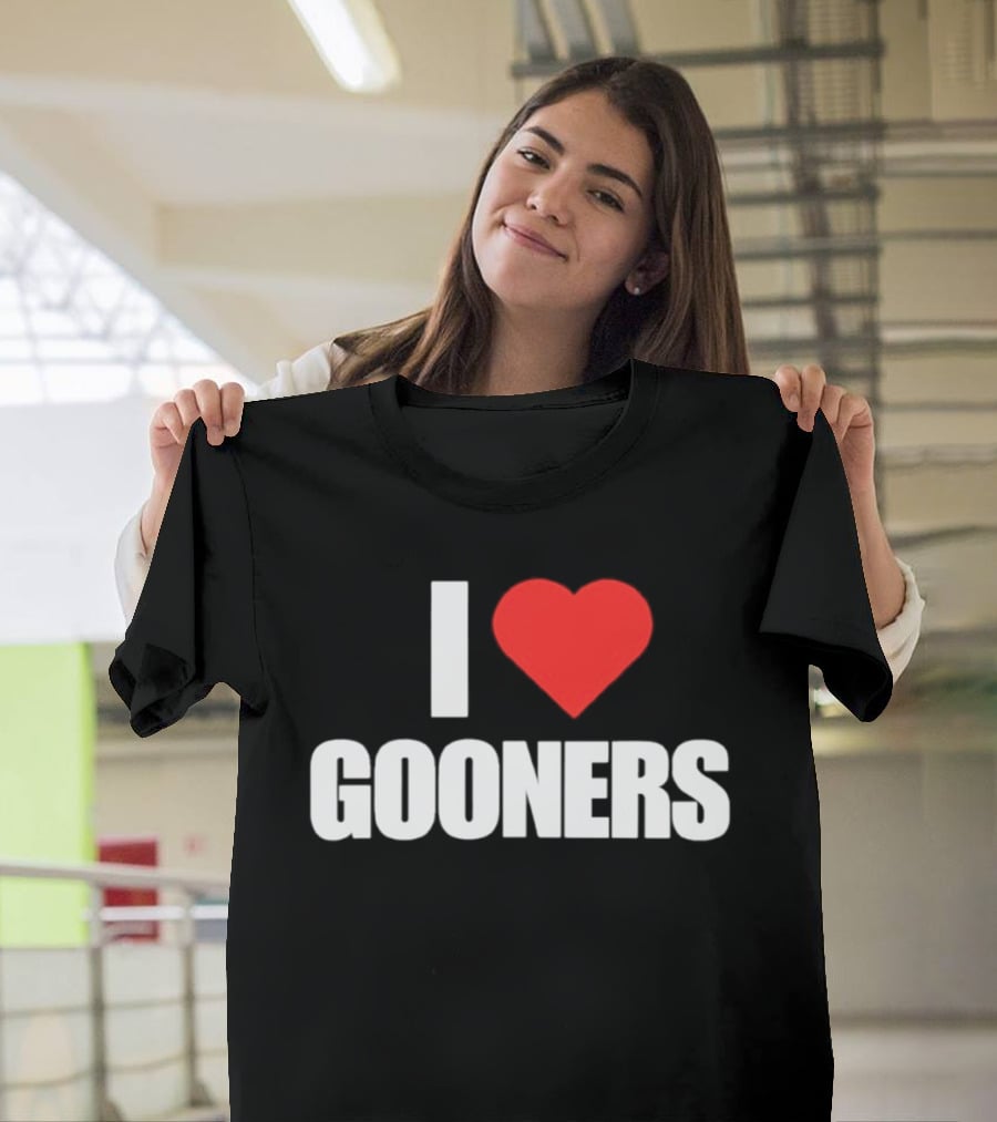 I Love Gooners Arsenal Fan Supporter T-Shirt