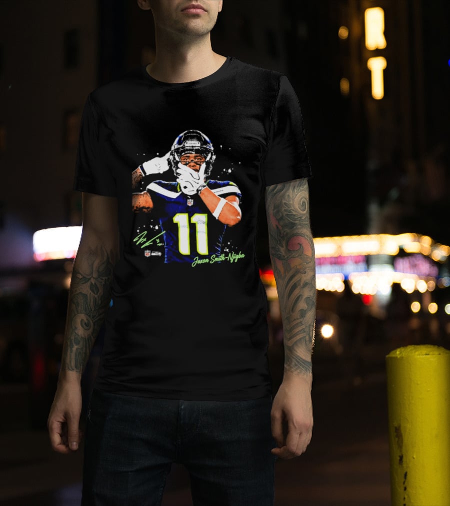 Seattle Seahawks Jaxon Smith Njigba Number 11 T-Shirt