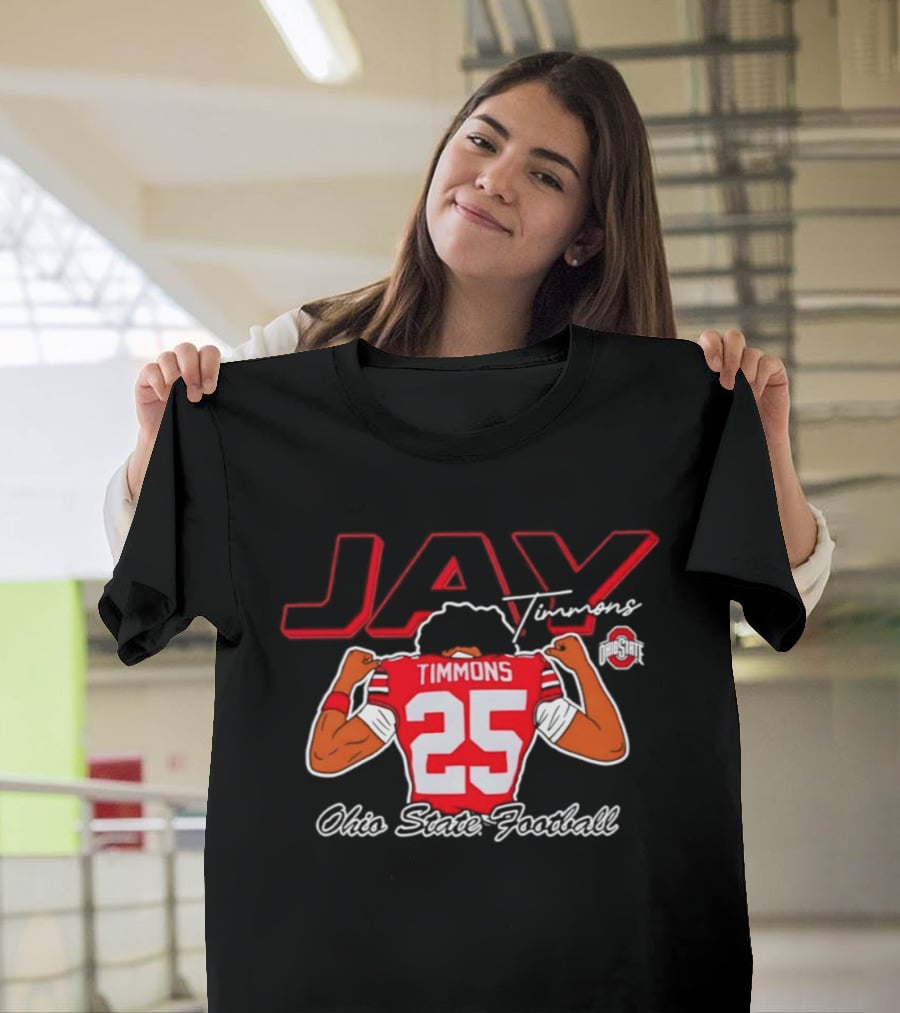 Ohio State Football Jay Timmons 25 Buckeyes T-Shirt