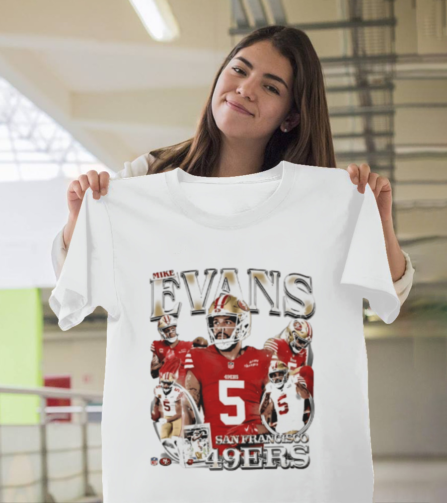 Mike Evans 49ers Player Collage San Francisco 2026 T-Shirt