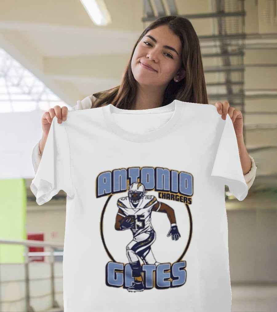 Antonio Gates Chargers Football Player T-Shirt