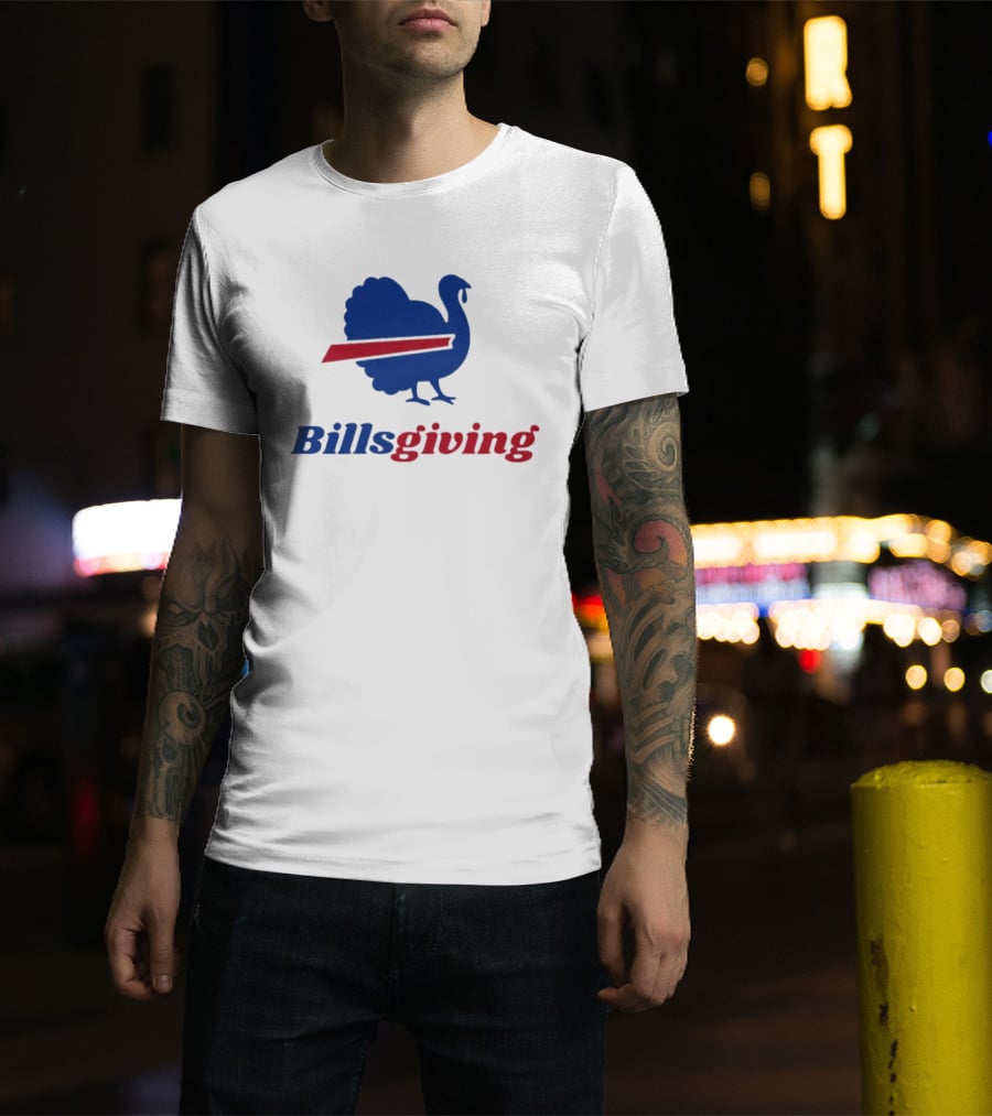 Buffalo Bills Turkey Billsgiving Thanksgiving T-Shirt