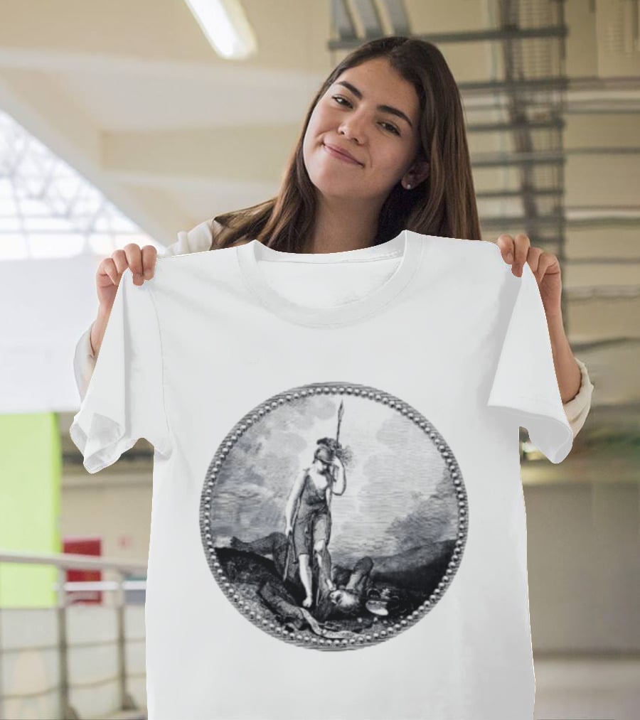 Sic Semper Tyrannis Roman Goddess Victory Seal T-Shirt