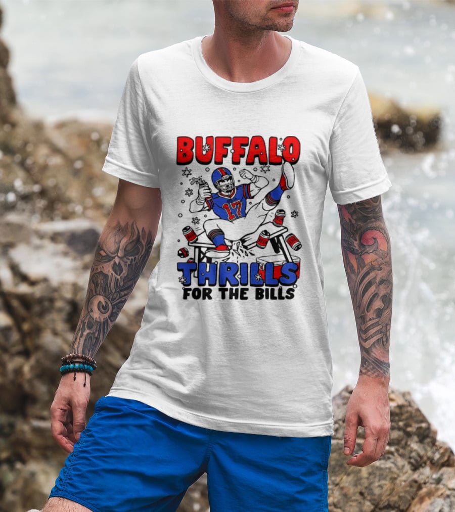 Buffalo Thrills For The Bills Football Celebration T-Shirt