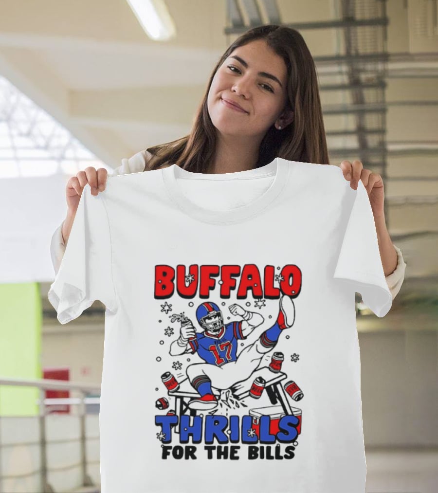 Buffalo Thrills For The Bills Football Celebration T-Shirt