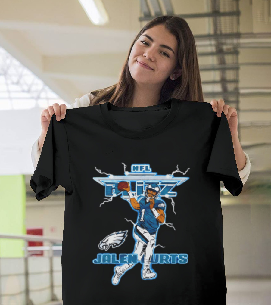 NFL Blitz Philadelphia Eagles Jalen Hurts T-Shirt
