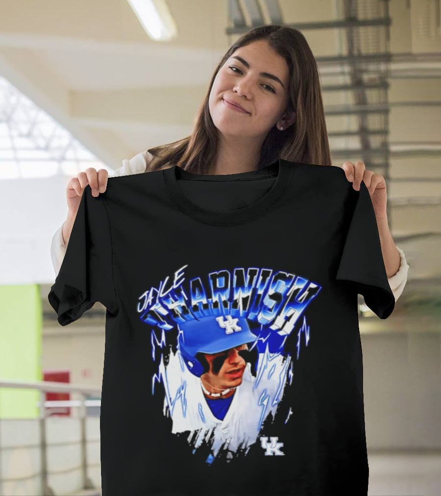 Jayce Tharnish Kentucky Wildcats Baseball UK Helm T-Shirt