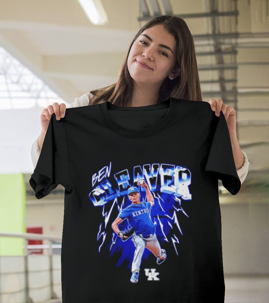 Kentucky Wildcats Ben Cleaver NCAA Baseball Player T-Shirt