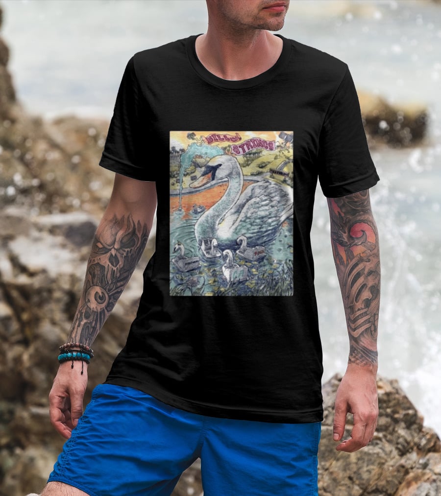 Billy Strings Live Swan Art Inglewood September 26 2026 T-Shirt
