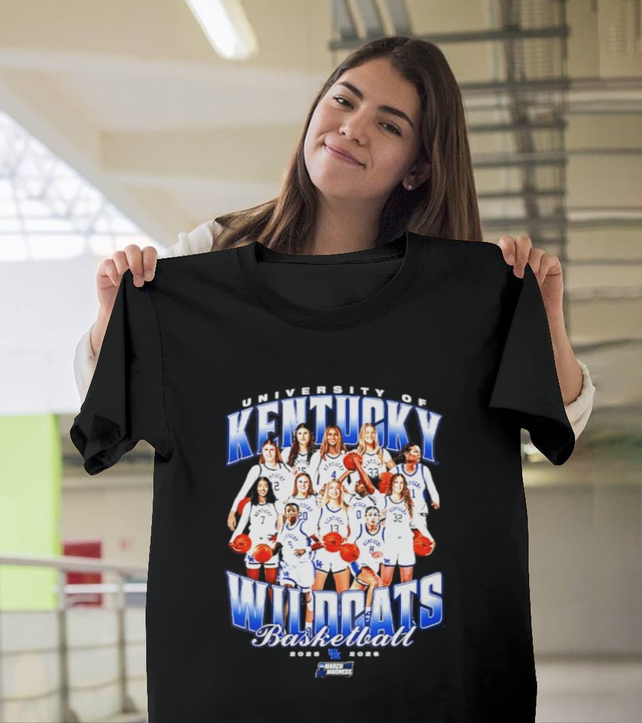 University Of Kentucky Wildcats Basketball 2026 NCAA All Team T-Shirt