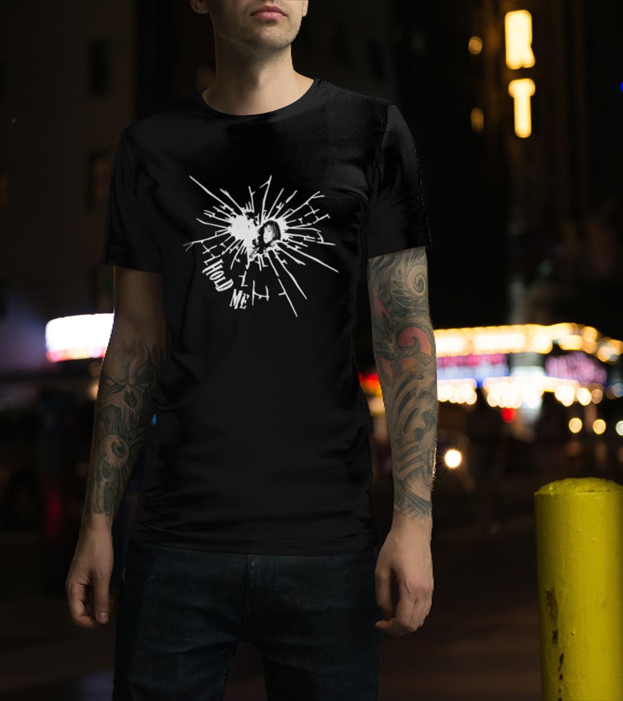 Edward Scissorhands Hold Me Edward And Kim Romantic Heartburst T-Shirt