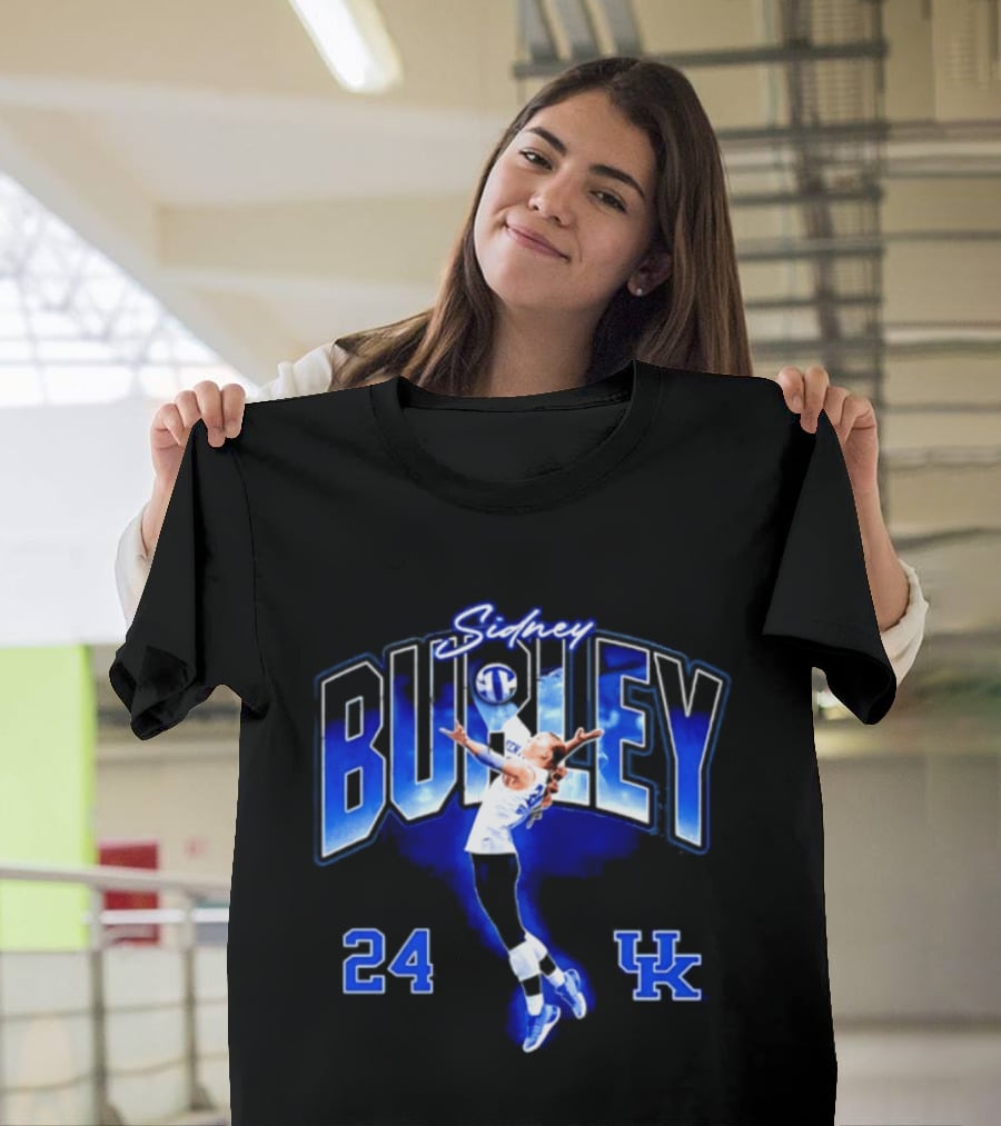 Sidney Burley 24 Kentucky Wildcats NCAA Volleyball T-Shirt