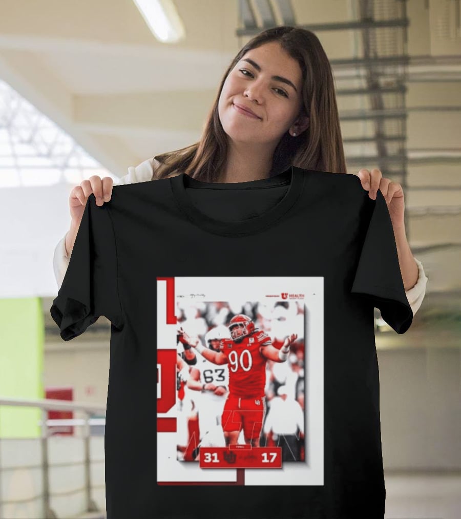 Utah Utes 31 17 Iowa State Cyclones 2026 Football Score Victory Celebration T-Shirt