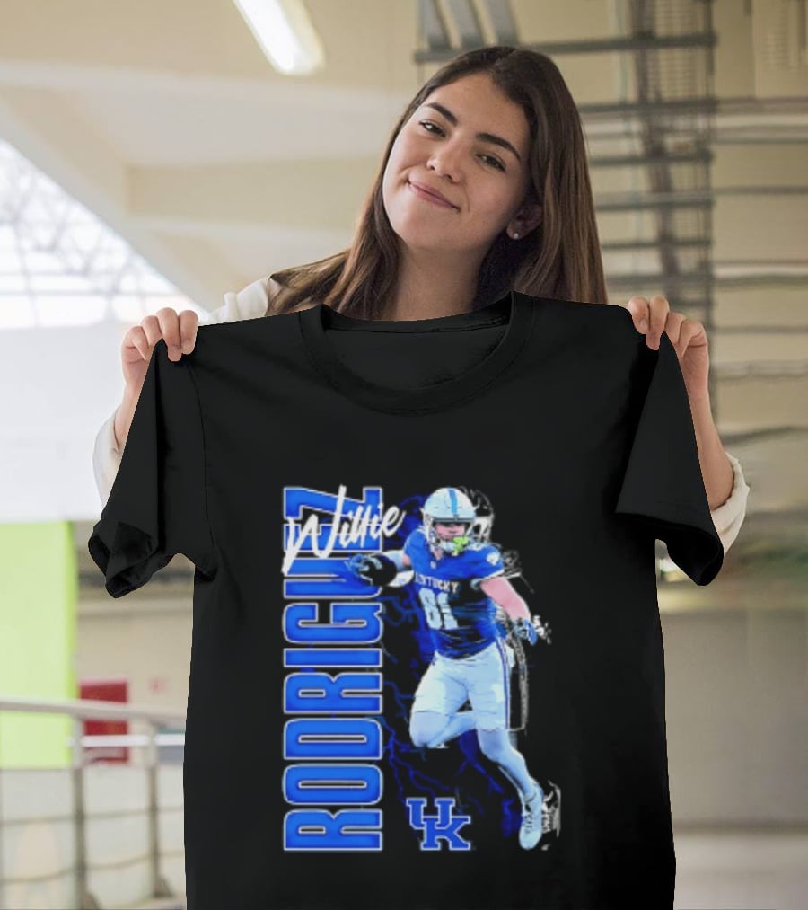 Willie Rodriguez Kentucky Wildcats NCAA Football UK T-Shirt