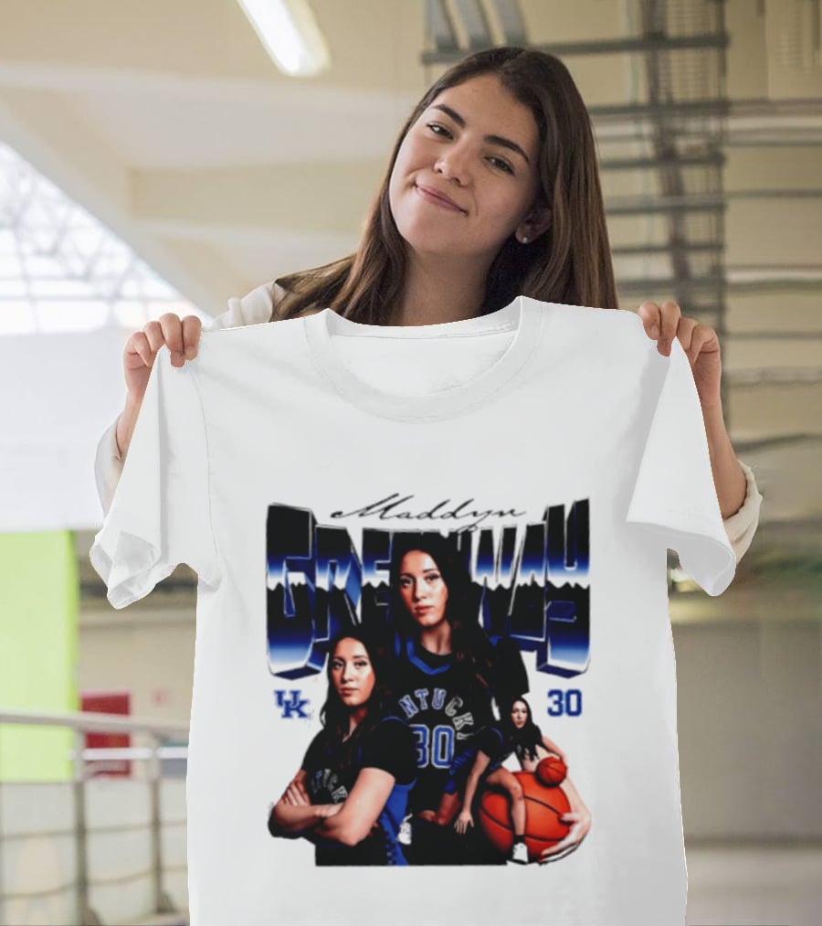 Maddyn Greenway 30 Kentucky Wildcats UK NTU Women's Basketball T-Shirt