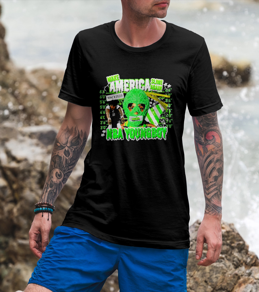 Make America Slime Again NBA Young Boy Tour T-Shirt