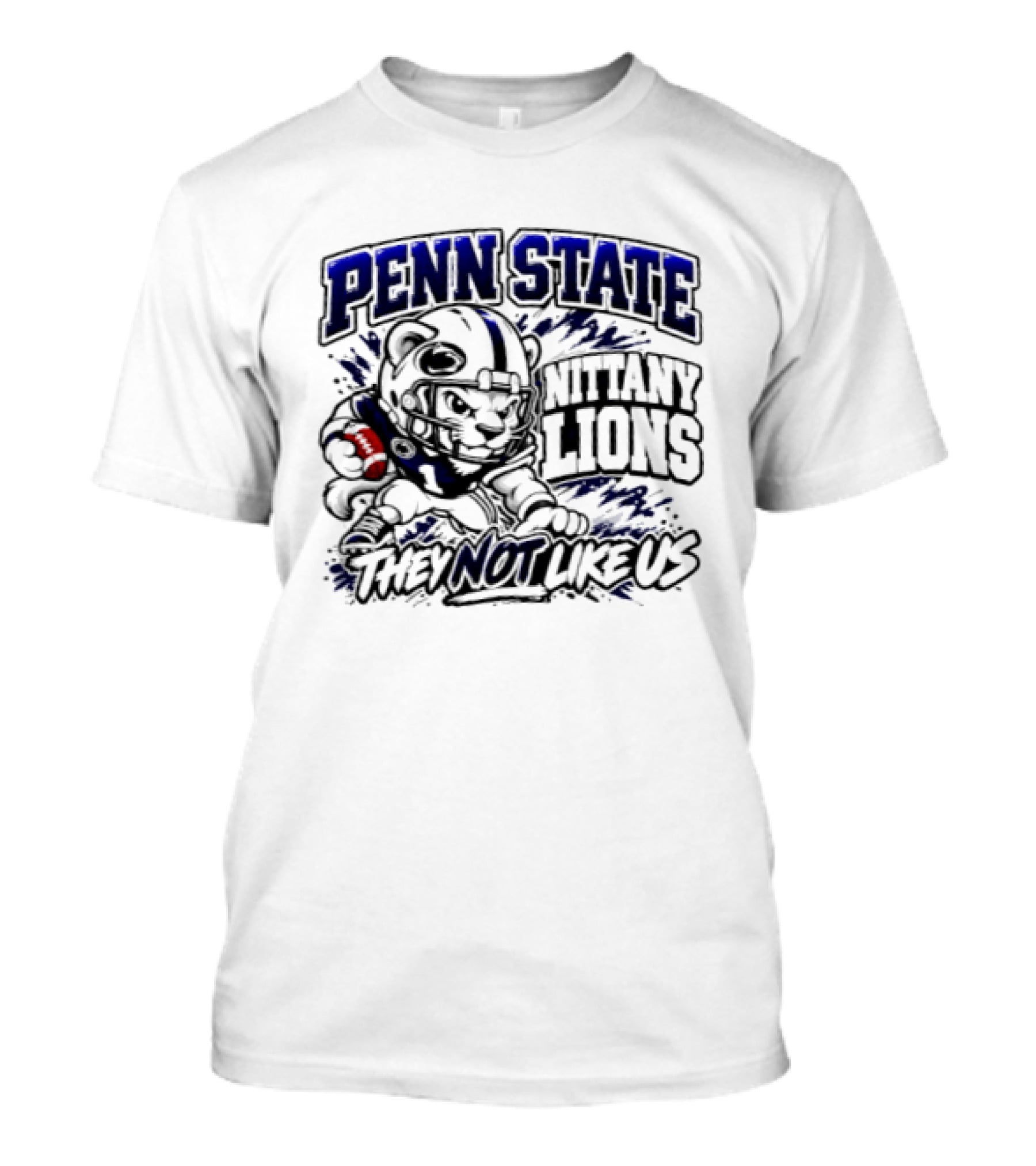 Penn State Nittany Lions Football They Not Like Us T-Shirt