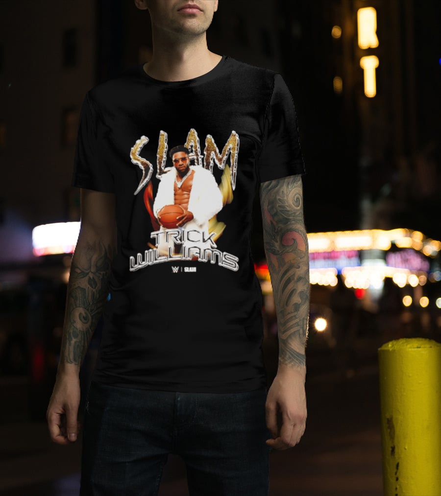 Trick Williams SLAM WWE Basketball Fashion Fusion T-Shirt