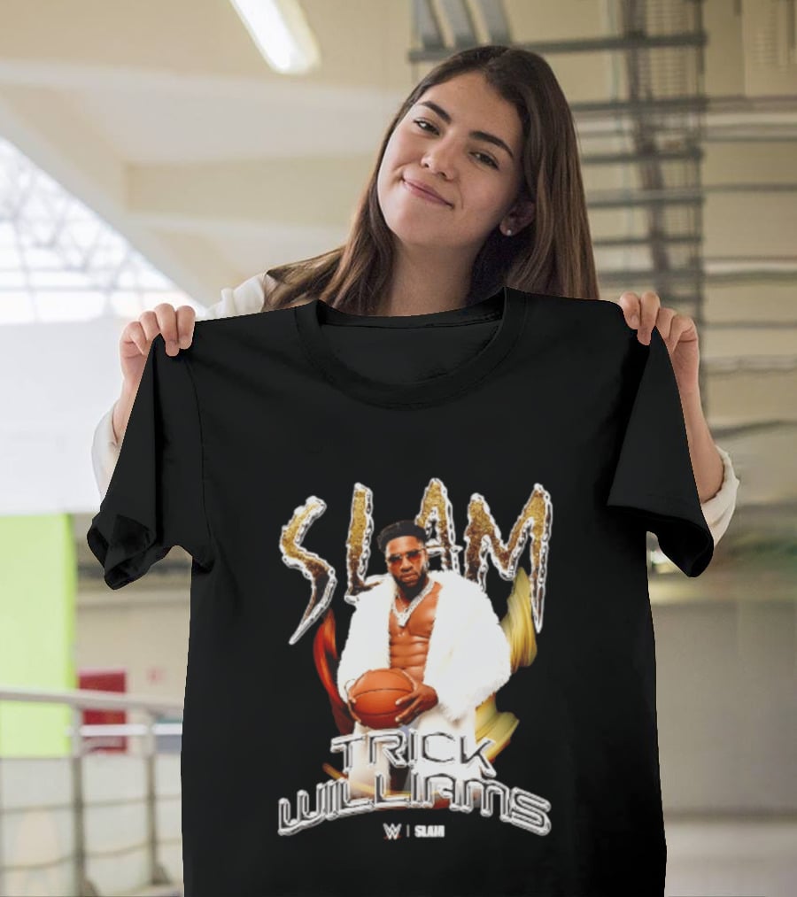 Trick Williams SLAM WWE Basketball Fashion Fusion T-Shirt