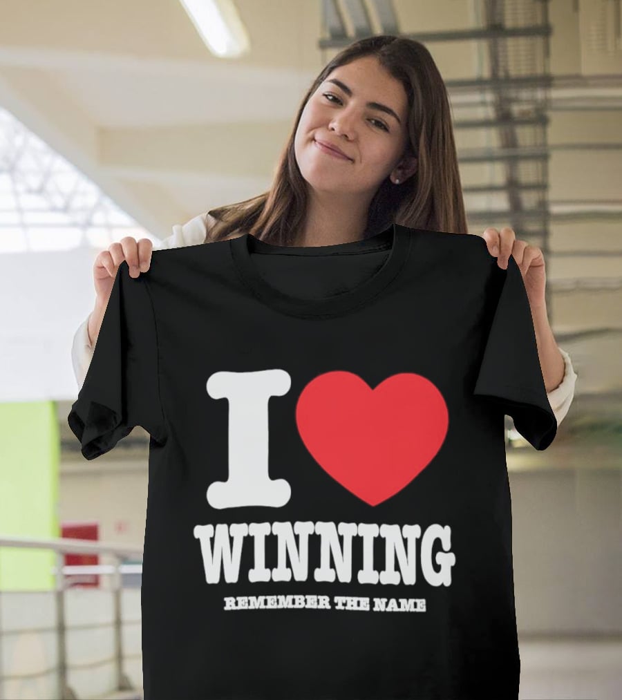 I Love Winning Remember The Name Donovan Ezeiruaku T-Shirt