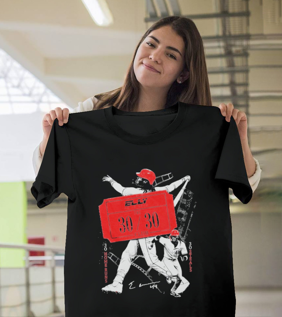 Elly The 30 30 Club 30 Home Runs 30 Steals T-Shirt