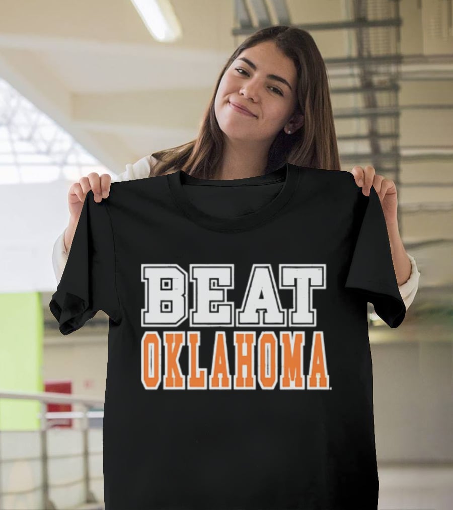 Beat Oklahoma Texas Longhorns NCAA Football Rivalry T-Shirt