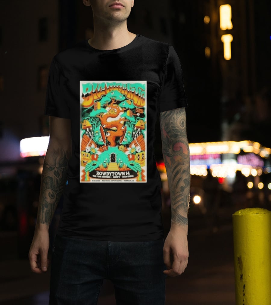 Boogie Nights Live Rowdytown 14 Red Rocks Amphitheatre 09.26.2026 The Funk Hunters Motifv Drew Birch T-Shirt