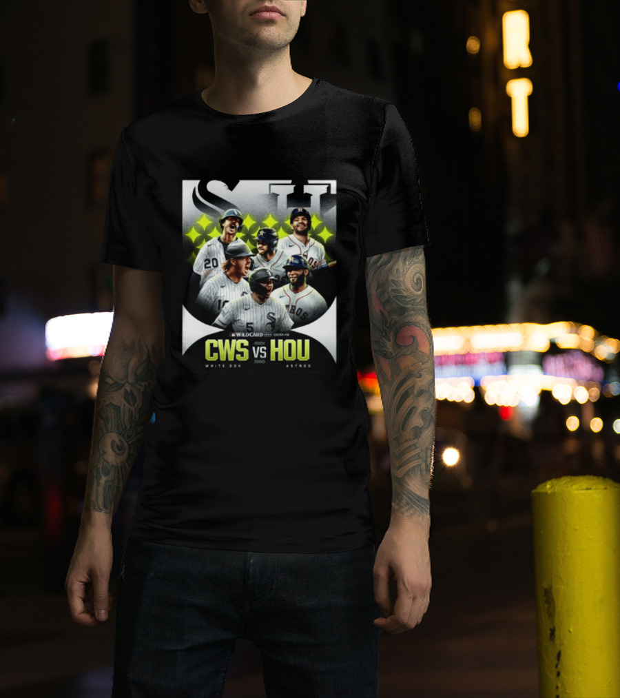 CWS Vs HOU 2026 MLB AL Wild Card White Sox Astros Rivalry T-Shirt