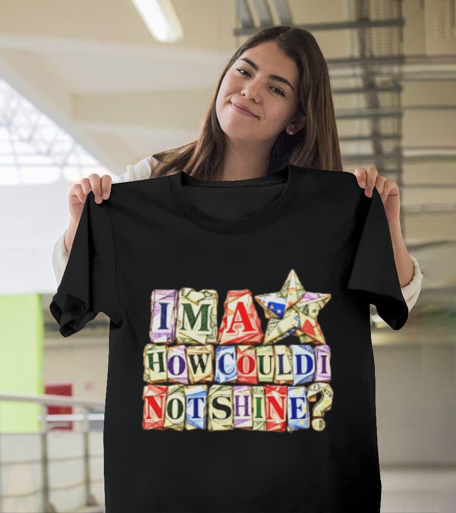 I'm A Star How Could I Not Shine Bright Colorful Blocks T-Shirt