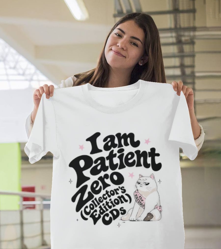 I Am Patient Zero Collectors Edition CDs Cat With Pink Bandana T-Shirt