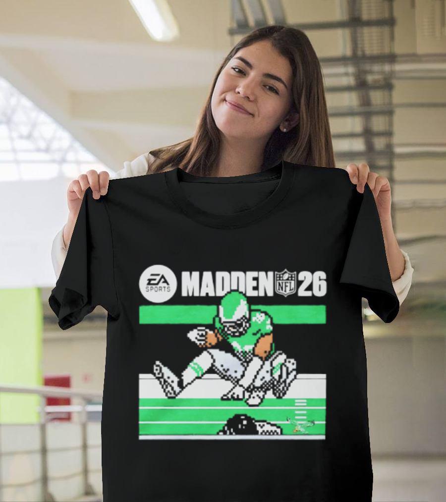 Saquon Barkley Philadelphia Eagles Madden 26 Football Gaming Fan T-Shirt