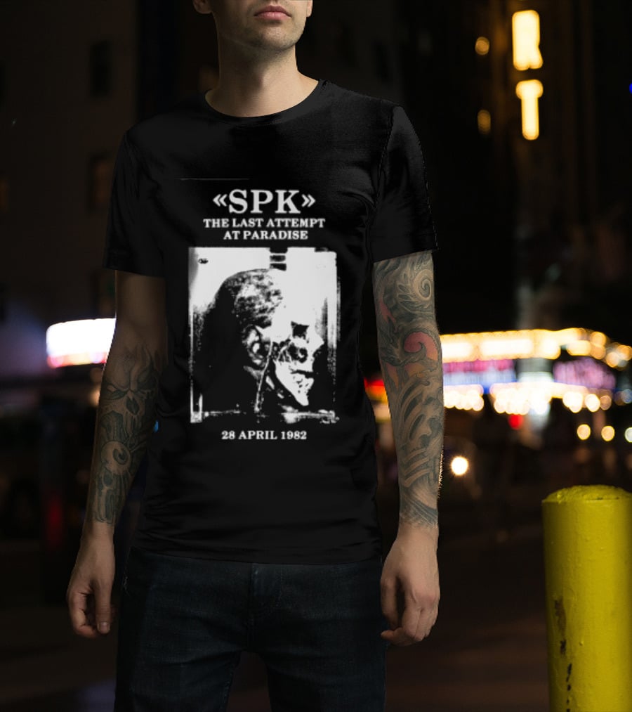 SPK The Last Attempt At Paradise Event 28 April 1982 T-Shirt