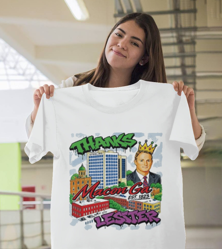 Thanks Macon Ga Lester T-Shirt