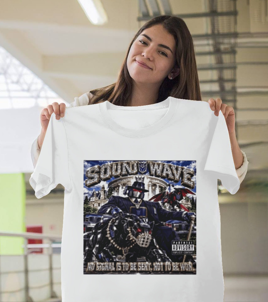 Sound Wave No Signal Is To Be Sent Not To Be Won Transformers T-Shirt